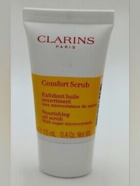 Clarins Comfort Oil Scrub -Gentle Nourishing Scrub Sugar Micro Crystals NEW